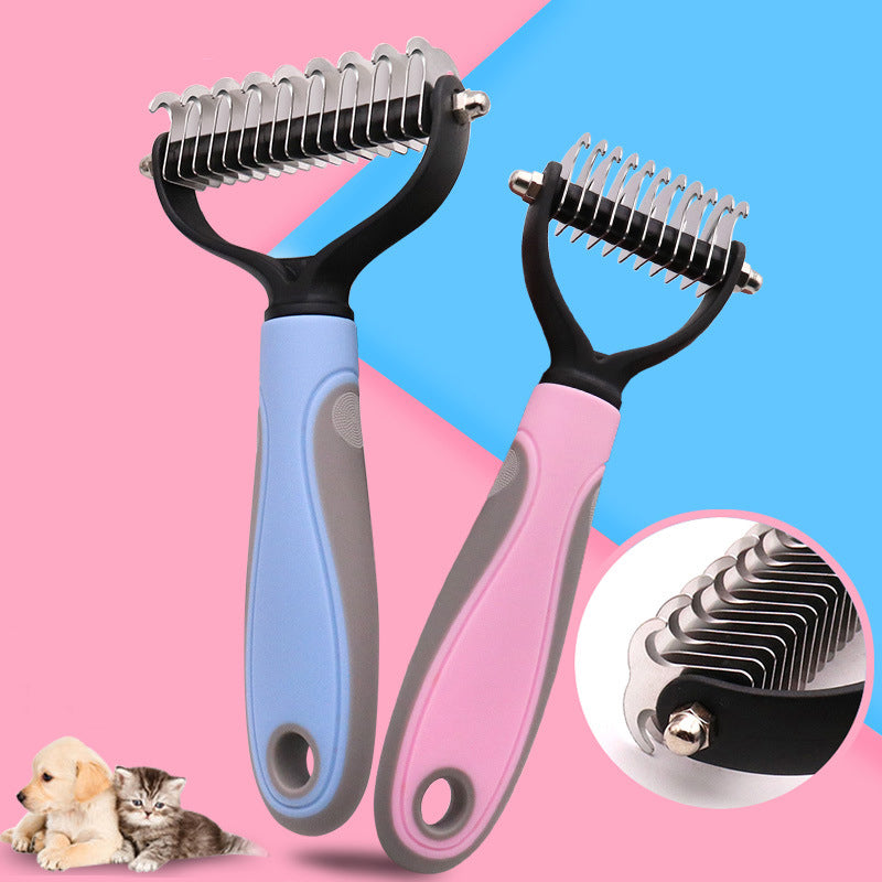 ShedSweep-Stainless Double-sided Dematting Grooming Shedding Tools