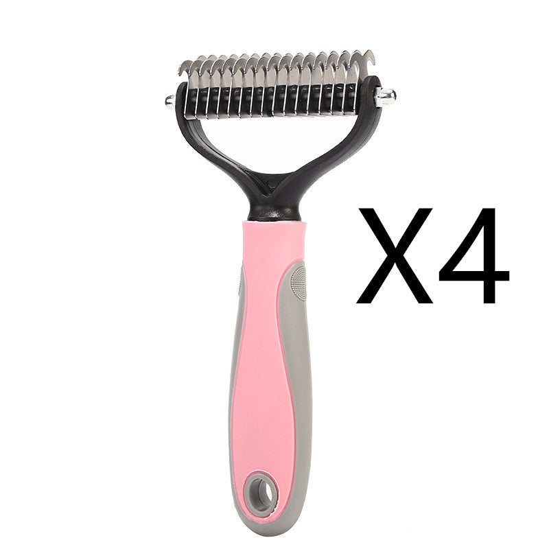 ShedSweep-Stainless Double-sided Dematting Grooming Shedding Tools