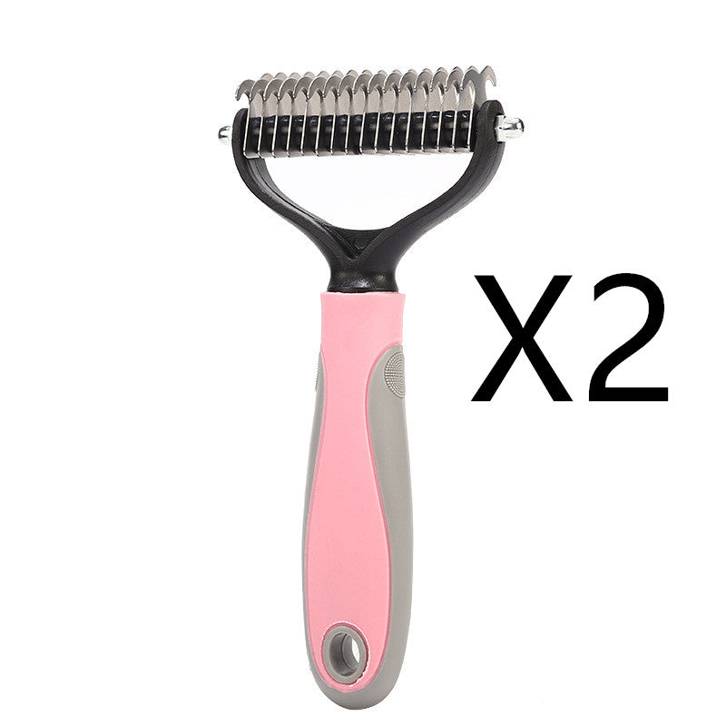 ShedSweep-Stainless Double-sided Dematting Grooming Shedding Tools