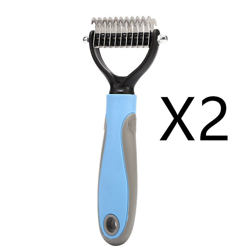 ShedSweep-Stainless Double-sided Dematting Grooming Shedding Tools